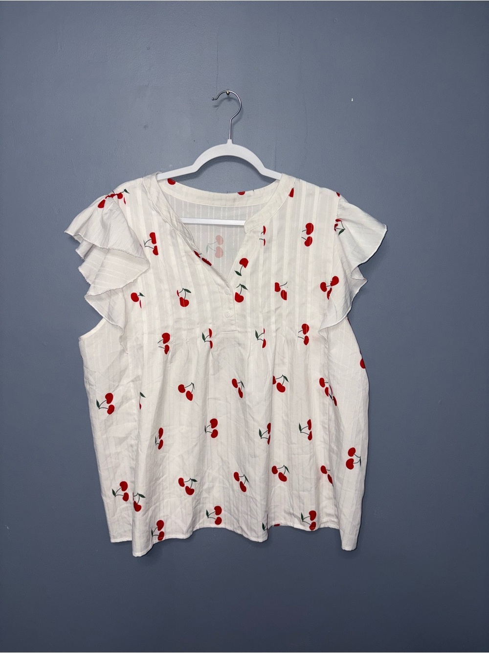 White Cherry Blouse